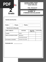 Examen II Trim M-B Segundo