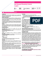 Lyphochek Assayed Chemistry Control Levels 1 and 2