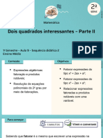 Dois Quadrados Interessantes - Parte II: Matemática