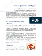 Conheça Nossos 8 Processos Psicológicos Básicos