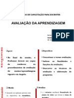 Avaliação Da Aprendizagem