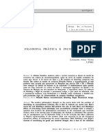 ARTIGO - Filosofia Prática e Incondicionado. VIEIRA, Leonardo