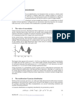 Machine Learning and Pattern Recognition Gaussian Processes