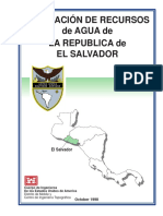 Informe Sobre Recurso de Agua en El Salvador