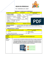 SESION DE APRENDIZAJE Lunes 11 de Marzo La Bienvenida