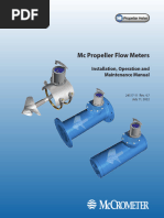 MC Propeller Flow Meters: Installation, Operation and Maintenance Manual