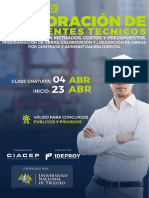 DIPLOMADO ELABORACIÓN DE EXPEDIENTES TECNICOS Ideproy