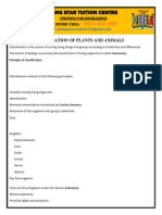 12.5. Classification of Plants and Animals