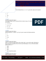 ACP 2014 Paper-I With Answer Key