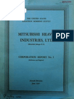 USSBS Report 16, Mitsubishi Heavy Industries