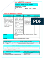 Lunes 15 de Abril - Medidas de Tiempo