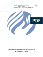 5 Minutos de Saúde para o 2º Trimestre - 2024