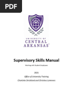 Supervisory Skills Training Manual