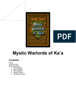 Mystic Warlords of Ka'a Rulefs