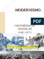 Pré Modernismo