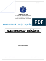 Le Cours Management Général Semestre 2 MR A.Barakat