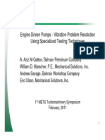 Engine Driven Pumps - Vibration Problem Resolution