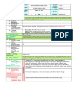 LESSon PLan For COT - Science 9