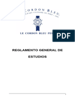 Reglamento General de Estudios 2007