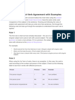 Subject Verb Agreement - Ix