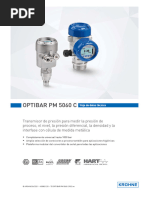 TD OPTIBAR-PM-5060 Es 210426 4008821201 R02