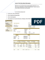 Summit - Print Pay Check Information: Instructions