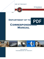 5216.5 Navy Correspondence Manual (2010)