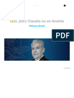 Sí, Pero Claudia No Es Andrés-Alfonso Zarate