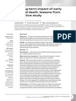 The Long-Term Impact of Early Parental Death