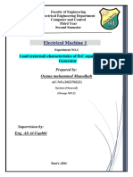 Load Characteristics of DC Separately