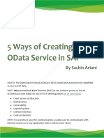 Creación Servicio ODATA SAP