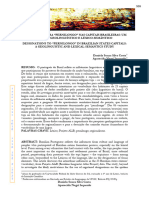 Designações para "Pernilongo" Nas Capitais Brasileiras: Um Estudo Geolinguístico e Léxico-Semântico