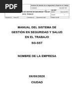 Sistema de Gestión y Seguridad Salud en El Trabajo