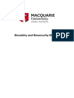 Biosafety and Biosecurity Manual V1.5