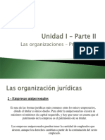 Unidad 1 - Las Organizaciones Parte 2