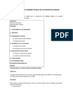 Estructura de Los Proyectos Finales de Fenómenos de Transporte