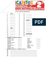 Los Numeros Naturales para Segundo Grado de Primaria