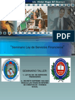 Conociendo Ley de Servicios Financieros