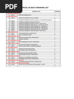 SWHF5-M&E As-Built Drawing List