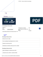 Avaliação I - SG Metodologia Da Educação EJA