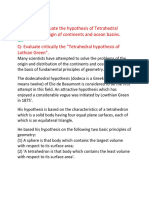 Tetrahedral Hypothesis by Lowthian Green