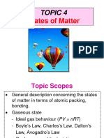 Topic 4 States of Matter