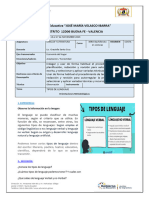 Ficha Del 13 Al 17 de Noviembre Lengua, y Literatura 3ero Bachillerato en Ciencias - 2023