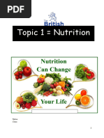 Nutrition Student Booklet 2023 New