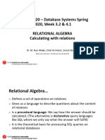 Relational Algebra Updated