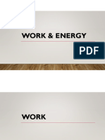 Work and Energy