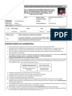 Instructions To Candidates:: AITT Hall Ticket Generated by Apprenticeship Portal (For Online Theory Exam Only)