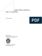 Algebraic Cycles, Chow Motives, and L-Functions - Commelin