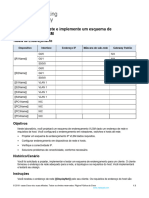 11.10.1 Packet Tracer - Design and Implement A VLSM Addressing Scheme - PT BR