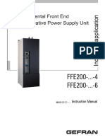 FFE200-... - 4 FFE200-... - 6: Fundamental Front End Regenerative Power Supply Unit